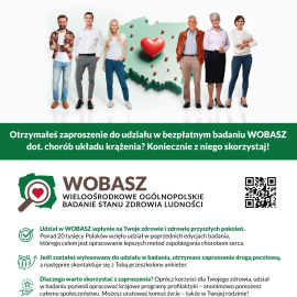 Badania WOBASZ – rusza trzecia edycja ogólnopolskiego badania stanu zdrowia Polaków