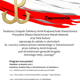 82. rocznica akcji uwolnienia więźniów z aresztu w Starachowicach