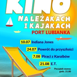 Kino na leżakach i kajakach w Starachowicach