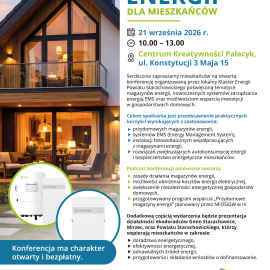 Bezpłatna konferencja dla mieszkańców - "Magazyny energii"