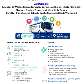 Bezpłatne badania i konsultacje już 20 września w Starachowicach