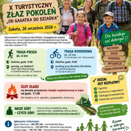 X TURYSTYCZNY ZŁAZ POKOLEŃ „OD GAGATKA DO DZIADKA”
