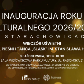 Inauguracja roku Kulturalnego 2026/2027 w Starachowicach